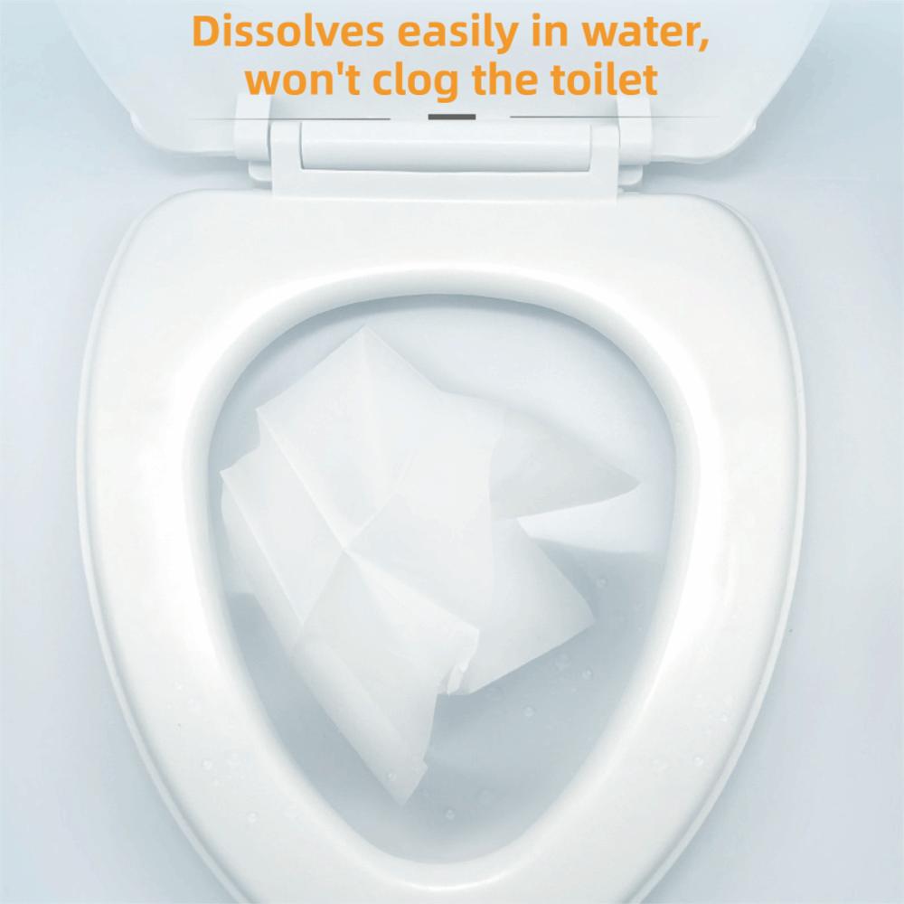 50 PCS Disposable Toilet Seat Covers 10pcs Per Pack Toilet Paper Pads Toilet Seat Mats Hotel
