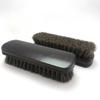 Hemuma Hair Shoe Brush, Oil Polished, Matte Suede, Suede, and Gray Removed Leather Tool, Dark Brown 17cm