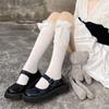 Lace Socks Lace Calf Socks Women Cute Jk Bow Mid-tube Socks Lace-up Stockings Lolita Socks