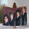 Fab Four The B-Beatles Abbey Road Rock Band Flannel Throw Blanket,Cozy Warm Blanket for Bed,Sofa,Living Room,Picnic,Home Decor