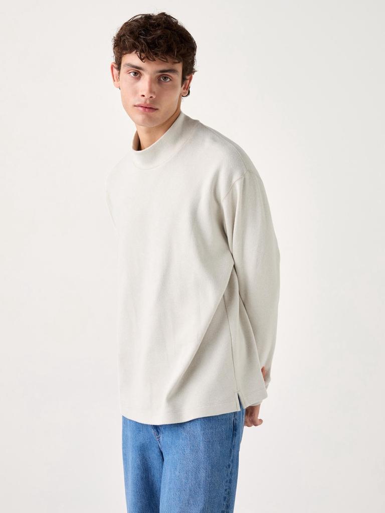 Uniqlo Футболка с воротником-стойкой из мягкого флиса Japan