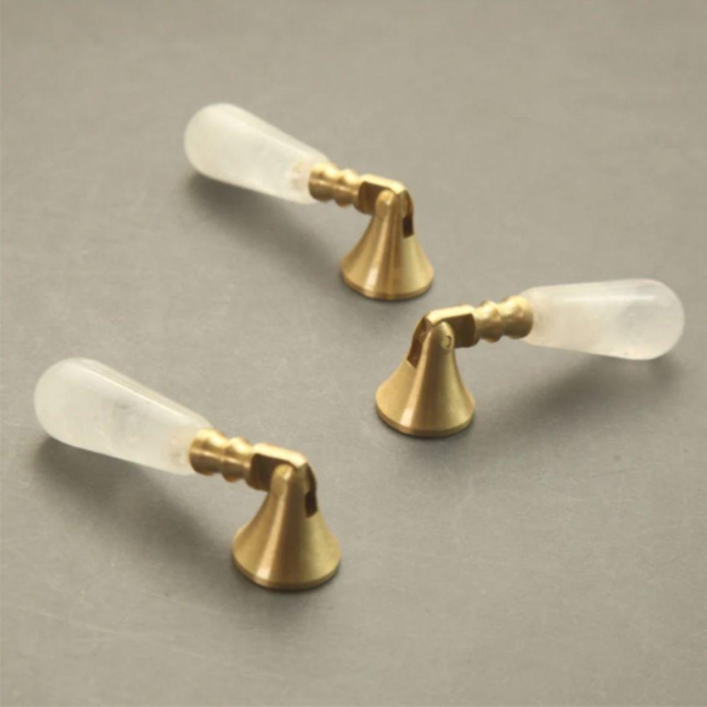 Nordic Style Crystal Pendant Handle Pink Crystal Cabinet Handles Wardrobe Pulls Kitchen Cabinets