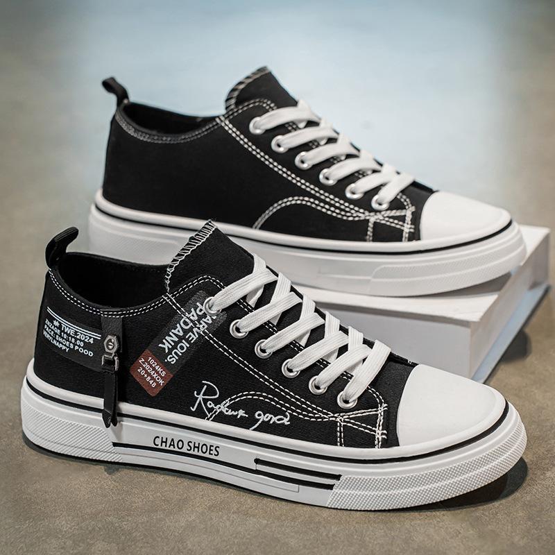 Парусиновые туфли Мужская летняя дышащая обувь Универсальная студенческая классическая тканевая обувь Спортивная повседневная тканевая обувь Легкая мягкая подошва для досок