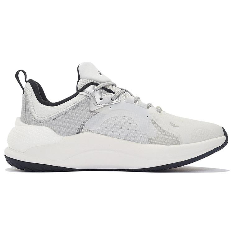 Li Ning Spark Модные Повседневные Спортивные Кроссовки Низкие Мужские Белый Серебристый AGLS061-2