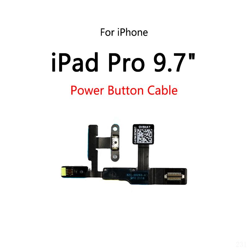 Power Button Switch Volume Mute Button On / Off Flex Cable For iPad Pro 9.7" inch A1673 A1674