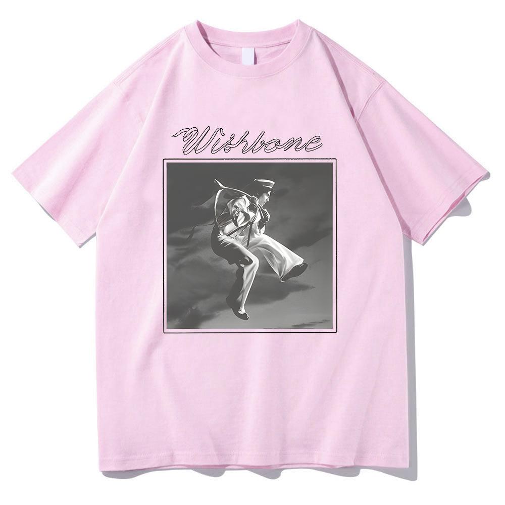 Конан Грей Wishbone Обложка альбома Футболка Мода Футболки из чистого хлопка Короткий рукав Лето Новинка Круглый вырез Y2K Топы Унисекс Одежда