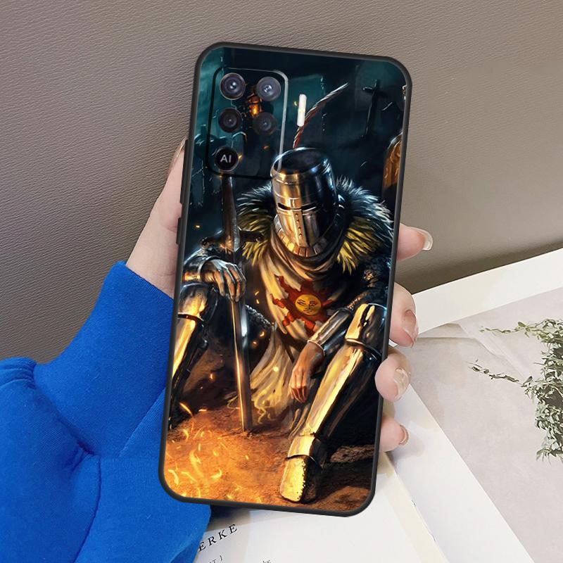 Слава Солнцу Чехол Dark Souls Для Oppo A5 Pro A15 A17 A57 A77 A18 A38 A58 A78 A98 A94 A74 A54 A16 A76 A96 A40 A60 A80