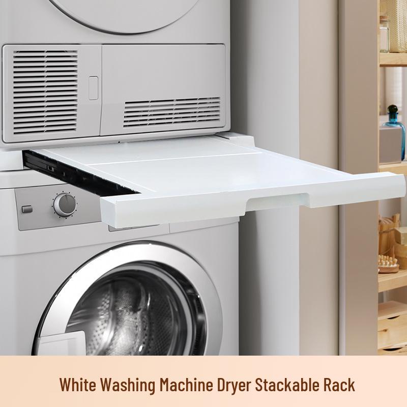 Регулируемая стойка для штабелирования сушилок из нержавеющей стали для стиральных машин - Экономия места