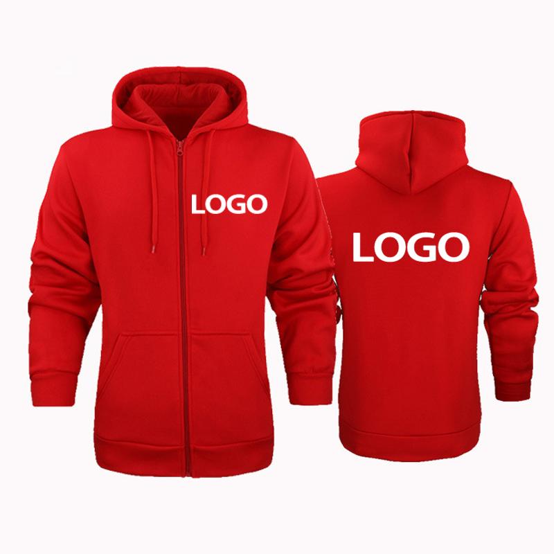 Custom Printed DIY03 Men's and Women's Zip Hoodies Spring Autumn Loose Casual Long Sleeve Pullover Sweatshirts Trendy