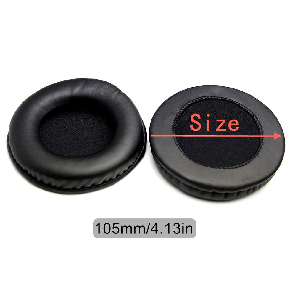 Сменные амбушюры из ПУ-кожи,replacement для наушников AKG, 105 мм, черные