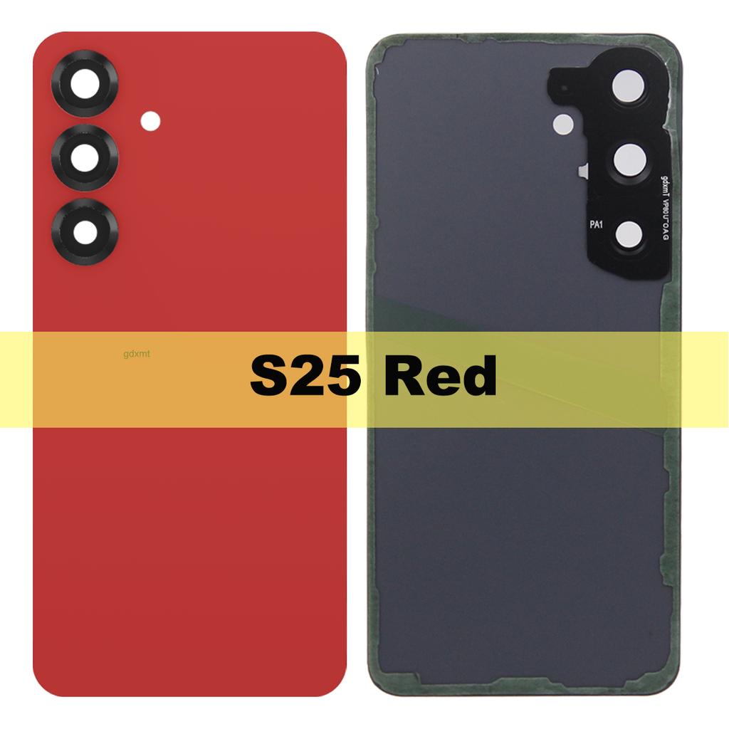 Для Samsung Galaxy S25 S25 plus S931B S931B/DS S936 S936U Задняя крышка Ремонтные части Дверца с линзой Заднее стекло Крышка аккумулятора