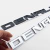 Silver Black For GMC SIERRA DENALI Rear Trunk Side Body Nameplate Logo Emblem Letters Sticker ABS Stereo 3D Car Styling