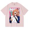 230 Gsm 100% Cotton Chainsaw Man V49 Power Print Unisex Heavy Cotton T Shirt