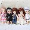 1/12 BJD BJD Doll with Clothes 13 Movable Joints Movable Joints Mini Girl Doll  Kids Toys