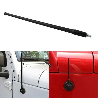 Антенна Reflex 13 "AM FM-радио для Jeep Wrangler JK JL 2007 2008 2009 2010 2011 2012 2013 2014 2015 2016 2017 2018 Rugged Ridge
