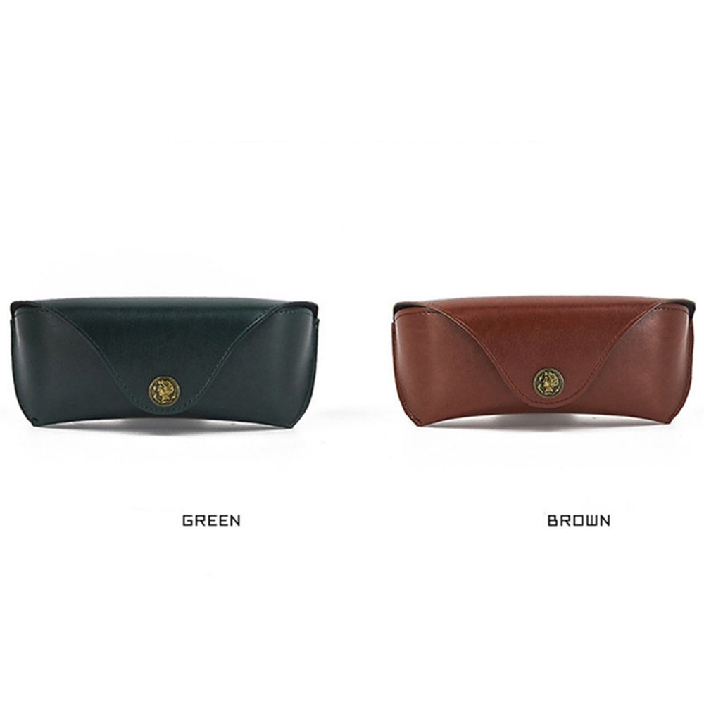Glasses Box Male Eyewear Protector Case Sunglasses Pouch Eye Glasses Holder Leather Glasses Case