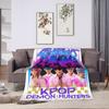 Saja Boys Kpop Охотники на демонов Пледы Фланелевый Потрясающе мягкий плед для кресла Покрытие дивана Зима