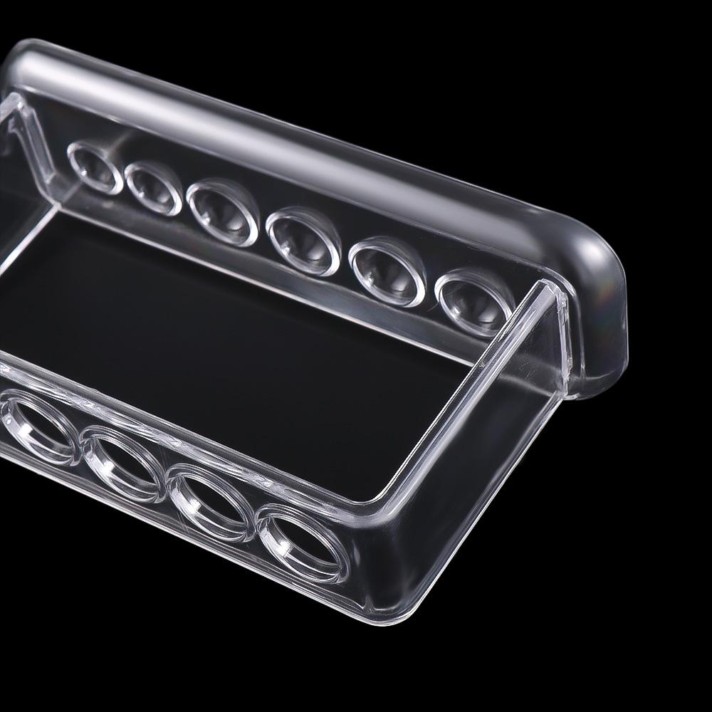 Пластиковый 16,7*8*3 см прозрачный держатель для пробирок, подставка для пробирок, полка для бюреток, подставка для пробирок