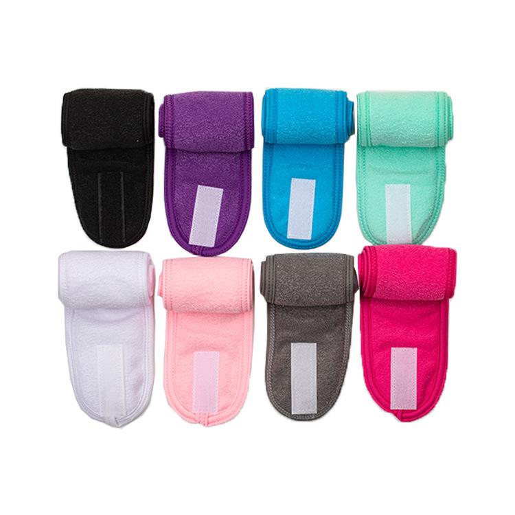 Towel Head Sweat Hairband Head Wrap Non-slip Stretchable Washable Headband Hair Band for Sports Face Wash Makeup