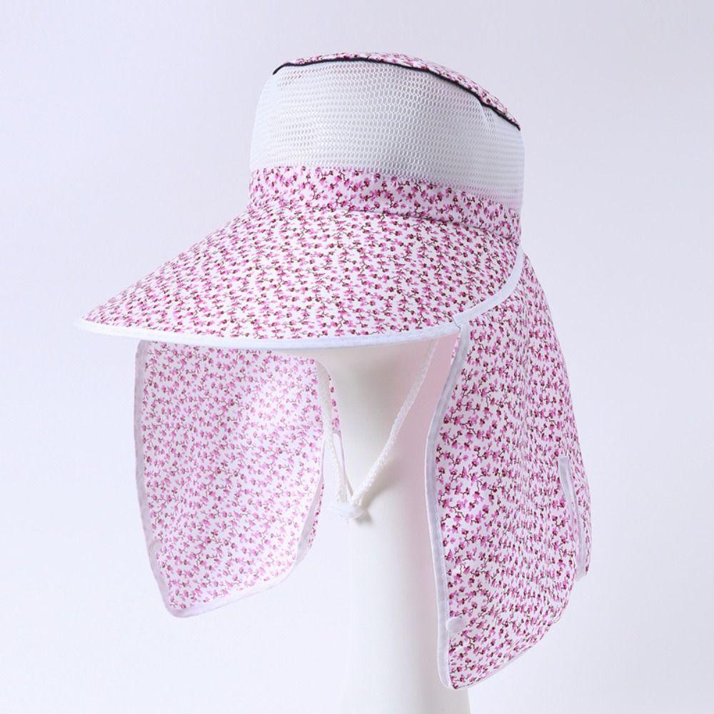 Face And Neck Protect Sun Hat Ear Flap Sunscreen Cap Summer Women Hats  Fishing Hunting Hiking
