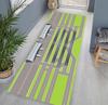Airport Runway Design Hallway Runner Rug Non Slip Floor Mat for Living Room Bedroom Aviation Enthusiast Gift Track Pattern  Rug