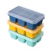 1/3pcs Big Ice Tray Ice Cube Mold Square Shape Ice Cream Maker Tray for Whiskey Cocktails DIY with Lid Silicone Kitchen Tools