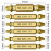 Набор из 6 сверл для извлечения поврежденных винтов, извлечение сломанных винтовых болтов