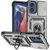 Противоударный чехол Armor для Motorola edge 2024 G PLAY G STYLUS G POWER 4G 5G 2024 2023 2022 Крышка Держатель-кольцо Сдвижная защитная крышка
