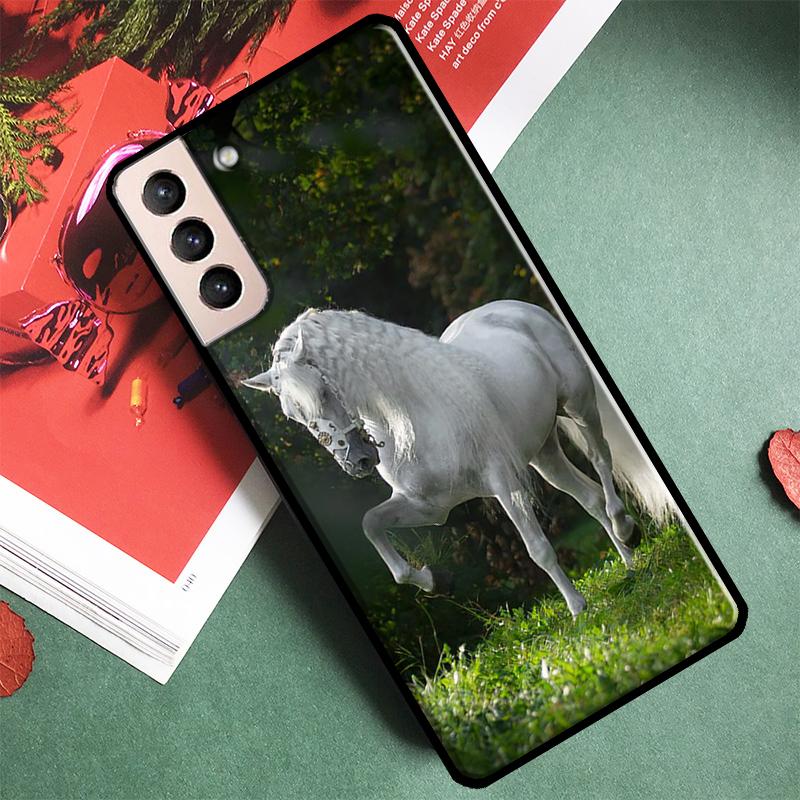 Horse Animal Phone Case For Samsung Galaxy S22 S23 S21 S10 Plus Note 20 Ultra Note 10 S20 FE Cover Fundas