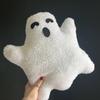 Cute Short Plush Ghost Throw Pillow For Home Sofa Chair Decor Friends Gift 20/30/40CM