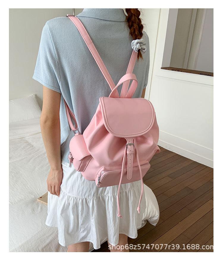 Vintage College Style Backpack for Women 2025 New Large Capacity Leisure Short Trip Backpack Student Schoolbag for Women