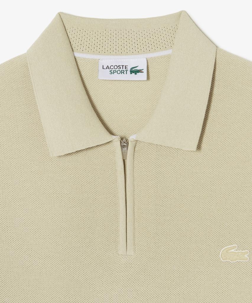 Мужской двухцветный гольф LACOSTE с молнией до середины Ah012E-56G 02S