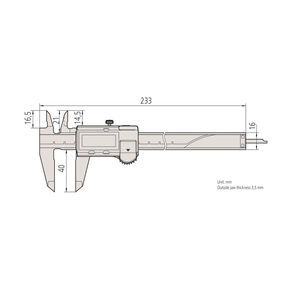 Mitutoyo Digital Caliper ABS Digimatic Caliper CD-15APX