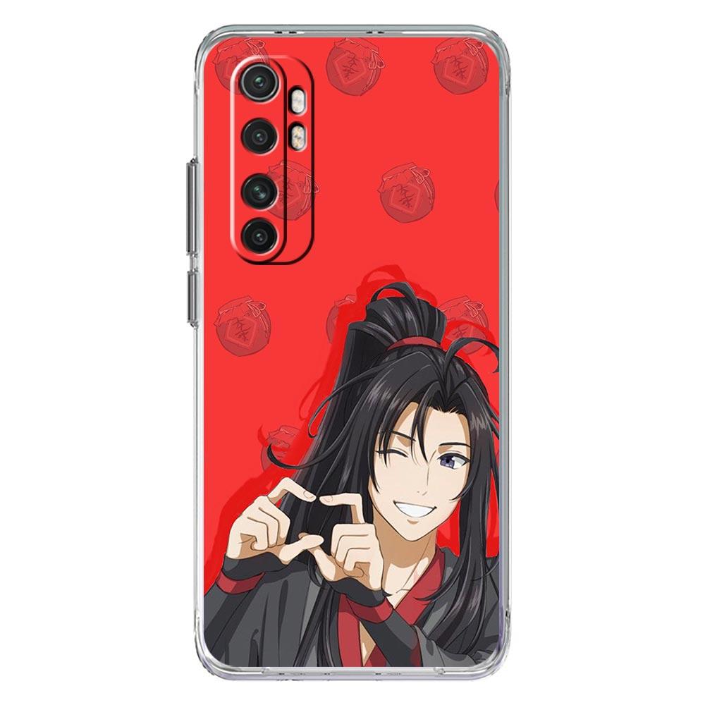Mo Dao Zu Shi Wei Wuxian Anime Phone Case For Xiaomi Mi 12T 10 12 Lite 11 Ultra 11X 11T Pro 11i Poco X4 X3 NFC F3 M3 M4 5G Cover