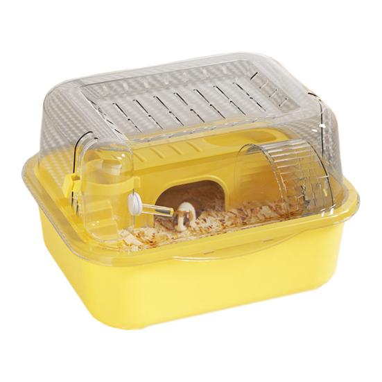 Клетка для хомяка, домик для мелких животных, большая вместимость, прозрачный дизайн, песчанки, грызуны, клетка для мелких животных, игровой домик