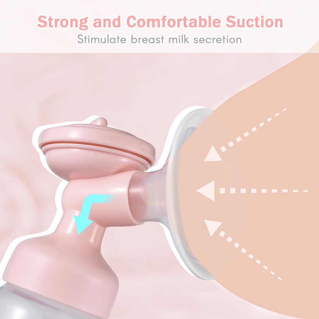 Двойной электрический молокоотсос YOUHA A3 для грудного вскармливания Молокоотсос без помощи рук, 3 режима и 10 всасываний
