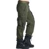 Men's Security SWAT Combat Tactical Cargo Pants Casual Cotton Airborne Work Military Trousers with Many Pockets