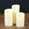 3 шт. беспламенные мерцающие светодиодные свечи с дистанционным управлением, светодиодные свечи на батарейках, лампа для домашнего декора для свадьбы