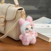 Bag Hanging Rabbit Plush Keychain Ornaments Bunny Plush Doll Pendant Rabbit Doll Figures  Car Decor