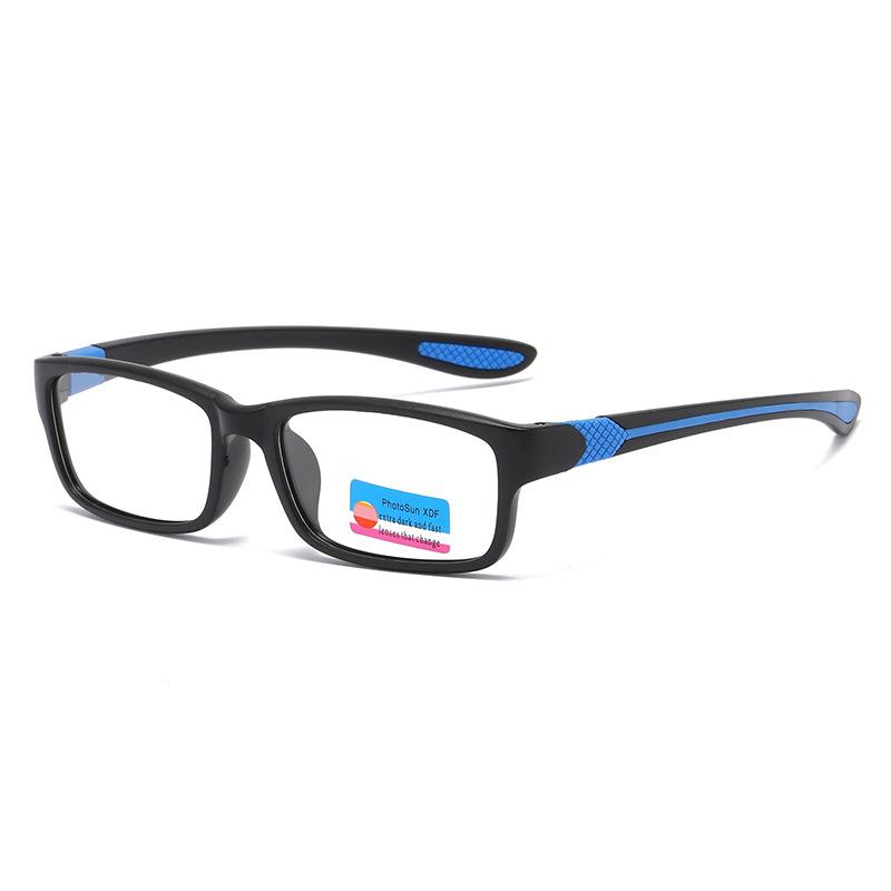 Photochromic  Reading Glasses Blue Light Blocking Square Frame Eyewear For Men Women Far Sight Presbyopia Eyeglasses