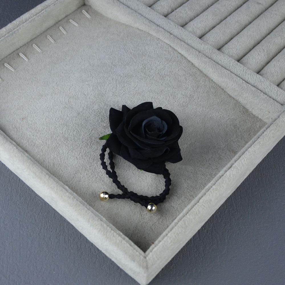 Винтажная красная роза заколка для волос сбоку для танцевальных выступлений