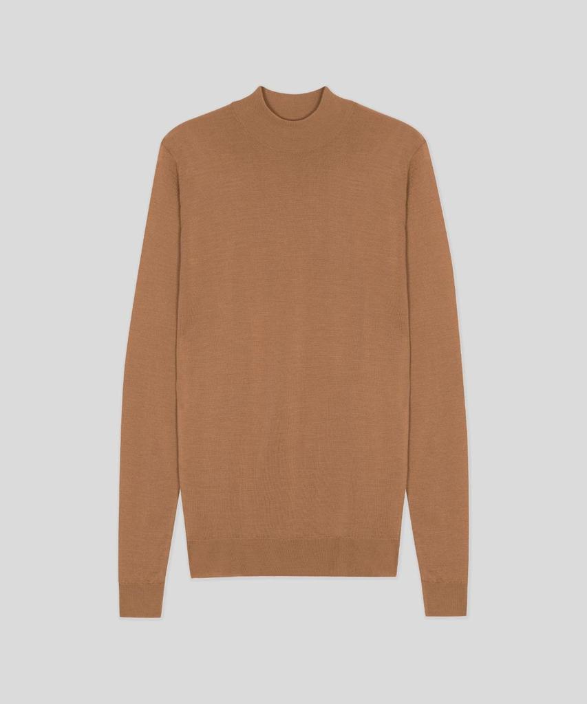 Jonseumedeulli Harcourt Merino Wool Mock Neck Knit Classic 10 Colors (B Type)