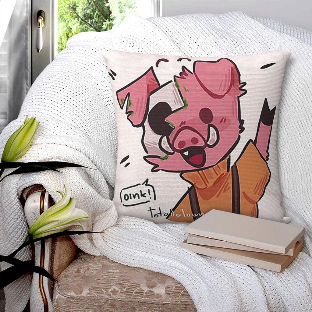 Micheal Dsmp Square Pillowcase Pillow Cover Polyester Cushion Zip Decorative Comfort Throw Pillow for Home Sofa