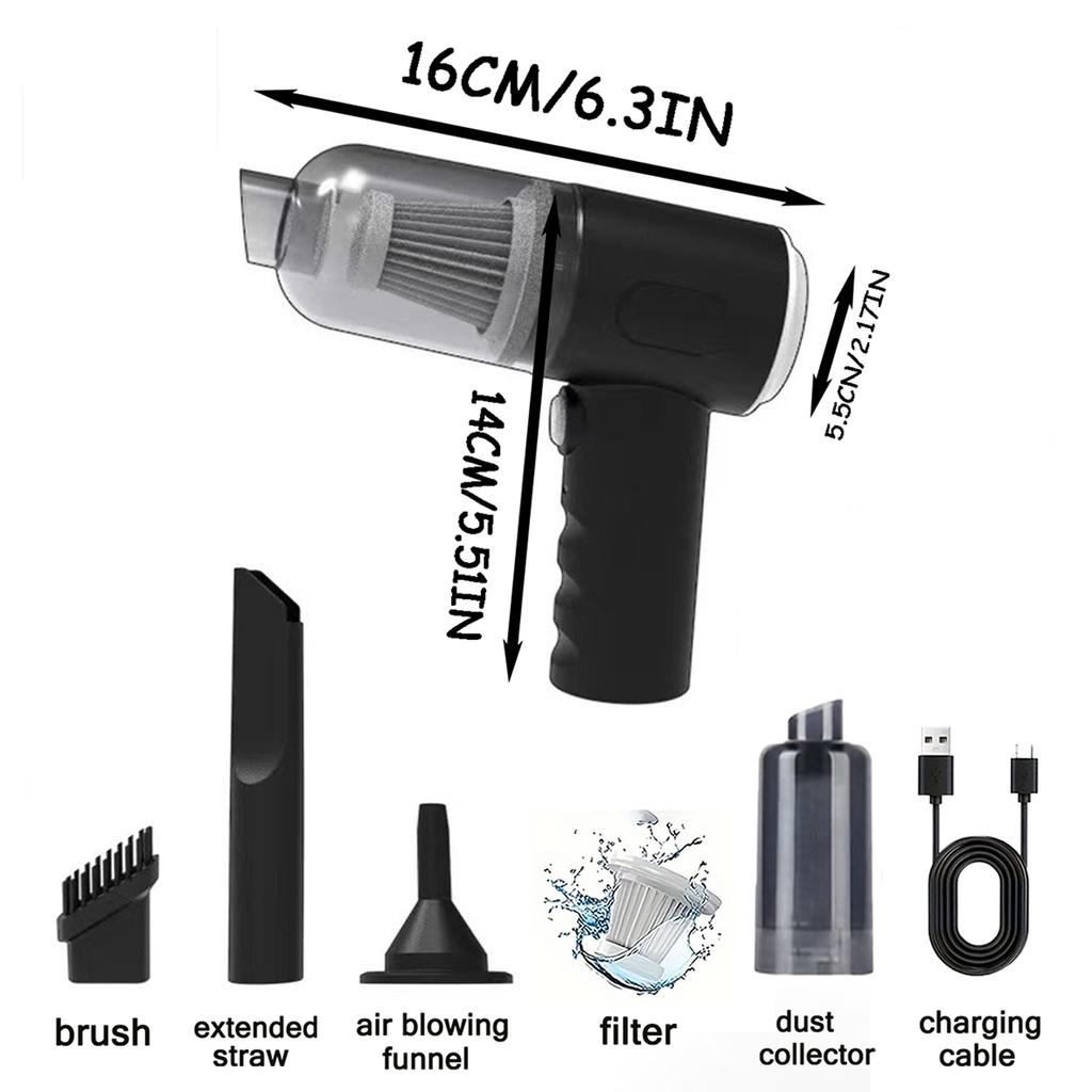 Электрический пылесос для уборки шерсти домашних животных, бытовой пылесос, беспроводной пылесос для удаления шерсти домашних животных, универсальный автомобильный портативный пылесос