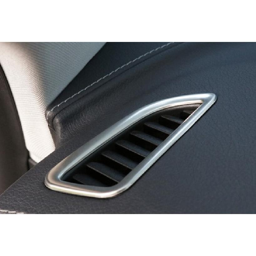 Cover Trim 2015-21 Dashboard Side Outlet Vent Sliver Steel For Benz C-Class W205
