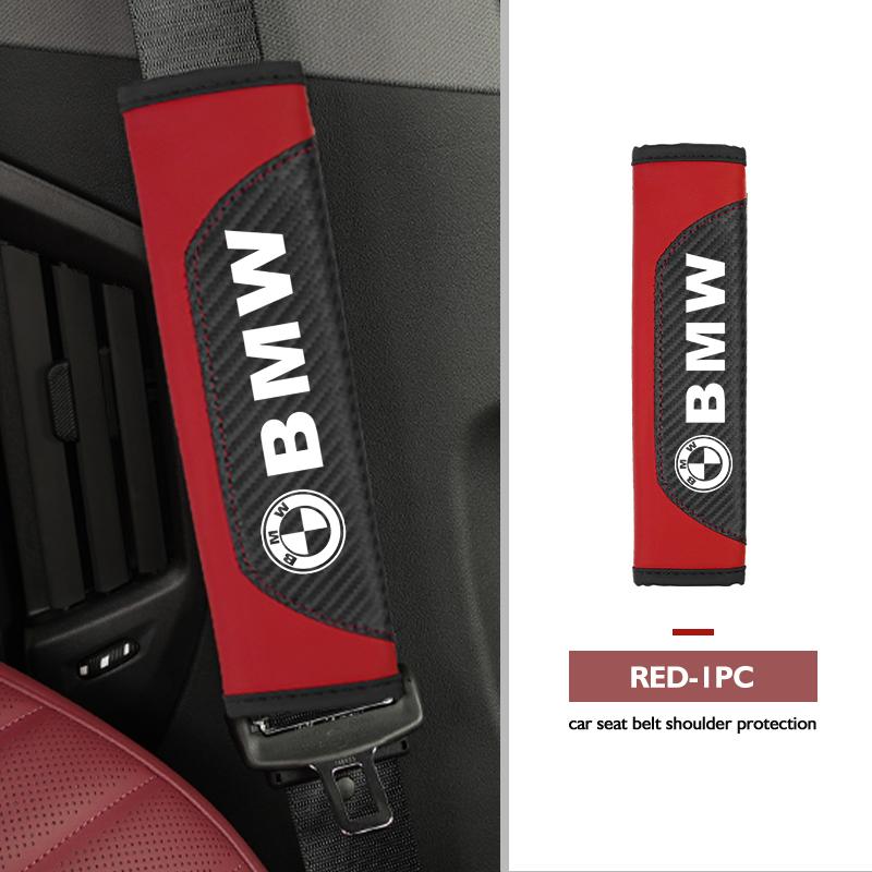 Car Seat Belt Cover Decor Shoulder Protection Safety Seatbelt For BMW M Performance E36 E46 E60 E90 E91 E92 E93 F30 F20