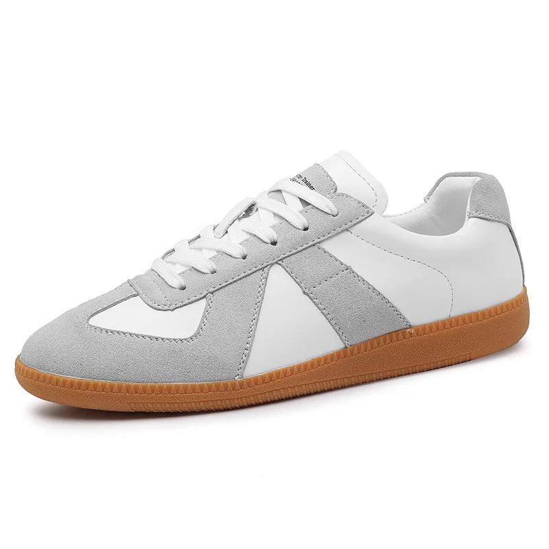 2025 Удобная мужская и женская популярная повседневная мужская обувь сетчатая обувь кожаные немецкие тренировочные туфли спортивная повседневная