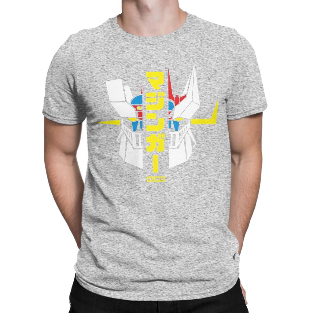 Mazinger Z And Great Mazinger Funny 100 Cotton Tshirt Goldorak Tops Tees For Unisex