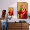 Doris Day Watercolor Portrait Poster Rock Singer Metal Signs Room Decorations Customizable Rap Tin Sign for Home Room Wall Art