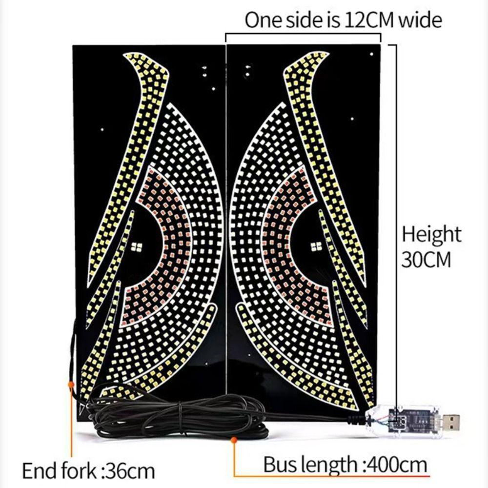 Многорежимный грузовик "Дьявольский глаз" свет USB пиксельная панель креативная лампа декор для автомобиля